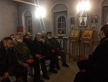 В Донском храме г. Новошахтинска состоялась встреча казаков станицы Мало-Несветайской с духовником