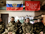 В поселке Казачьи Лагери Октябрьского района прошел телемост с военнослужащими