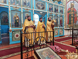 В день прославления святителей Московских и всея России чудотворцев в храме святителя Алексия станицы Бессергеневской совершено соборное богослужение