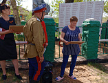 Участники казачьего конного перехода посетили Свято-Покровский храм слободы Никольской