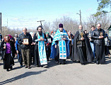 В неделю Крестопоклонную, в праздник Благовещения Пресвятой Богородицы в слободе Верхнемакеевка состоялся Крестный ход