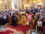 Преосвященнейший епископ Симон с архиереями Саратовской митрополии принял участие в торжествах по случаю празднования Собора Саратовских святых