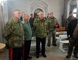 Беседа с казаками станицы Мало-Несветаевской в Донском храме города Новошахтинска