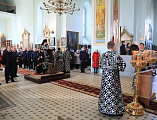 Во вторник первой седмицы Великого поста епископ Шахтинский и Миллеровский Симон совершил великое повечерие с чтением покаянного канона преподобного Андрея Критского в Донецком Успенском архиерейском подворье