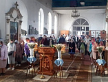 Торжественным богослужением отметили престольный праздник в Покровском храме станицы Кривянской