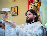 Преосвященнейший епископ Симон сослужил митрополиту Саратовскому и Вольскому Игнатию в день 10-летия его архиерейской хиротонии