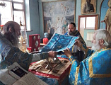 В храме Вознесения Господня соборным богослужением отметили праздник в честь Иверской иконы Божией Матери