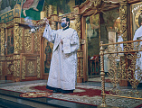 В праздник Крещения Господня Преосвященнейший епископ Симон совершил Литургию, чин Великого освящения воды и диаконскую хиротонию в Покровском кафедральном соборе г. Шахты
