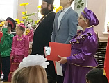 Иерей Андрей Павленков поздравил учащихся школы хут. Первомайский с посвящением в казачата