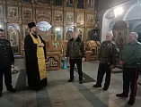 Казачий круг казаков станицы Мало-Несветаевской в Донском храме города Новошахтинска