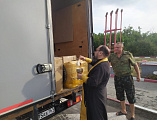 Казаки Донецкого и Восточного округов доставили гуманитарную помощь бойцам казачьего штурмового отряда «Шторм»