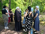 Шахтинский приход Вознесения Господня совершил традиционное паломничество в епархиальный Покровский Верхнемакеевский монастырь