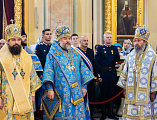 Преосвященнейший Симон епископ Шахтинский и Миллеровский сослужил Главе Донской митрополии в праздник Донской иконы Божией Матери, установленный на Дону