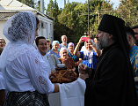 В праздник Успения Пресвятой Богородицы епископ Симон совершил Божественную литургию и иерейскую хиротонию в храме Донецкого Успенского архиерейского подворья ст. Гундоровской