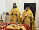 С архипастырским визитом епископ Симон посетил приход преподобномученицы Елисаветы города Гуково