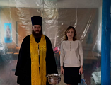 В храме апостола и евангелиста Иоанна Богослова хут. Красный состоялось посвящение в казачата первоклассников МБОУ Красненской СОШ