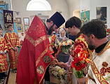 Соборное богослужение в храме Покрова Пресвятой Богородицы слободы Никольской    