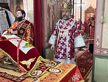 Пасхальное торжество в храме Донской иконы Божией Матери города Новошахтинска в среду Светлой седмицы