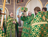 В престольный день Преосвященнейший епископ Симон совершил Божественную литургию в храме святого благоверного князя Александра Невского города Шахты