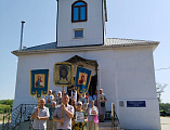 В честь праздника Аксайской иконы Божией Матери в селе Алексеевка состоялся крестный ход