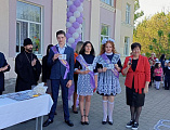 Иеромонах Арсений (Алимов) поздравил с окончанием школы выпускников МБОУ СОШ № 22 пос. Горный