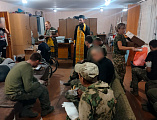 Иерей Олег Брехов и Шахтинские волонтеры  посетили военный госпиталь на Донецком направлении