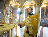 В День 1030-летия Крещения Руси епископ Симон совершил Божественную литургию в Покровском кафедральном соборе