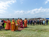 Преосвященнейший епископ Симон совершил «Чин освящения насеянных полей» в Октябрьском сельском районе