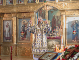 В праздник Благовещения Пресвятой Богородицы Преосвященнейший епископ Симон совершил Литургию в Покровском храме города Шахты
