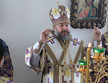 В Неделю 3-ю Великого поста, Крестопоклонную, Преосвященнейший епископ Симон совершил Божественную литургию в храме в честь Святой Троицы хут. Ягодинка