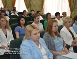 Заседание прошло под руководством Председателя Собрания депутатов – главы Октябрьского района Е.П. Луганцева