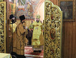 В день памяти пророка Даниила Преосвященнейший епископ Симон совершил раннюю Божественную литургию в Покровском кафедральном соборе г. Шахты