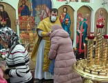 В храме святого Иоанна Кронштадского г. Шахты на молитву собрались дети, родители и воспитатели оздоровительного центра «Добродея»