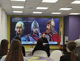 В молодежном пространстве города Шахты «ДонМолодой» обсудили образ святых воинов и защиту Отечества