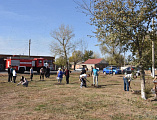 В день древонасаждения в хут. Красный Багаевского района при инициативе иерея Андрея Павленкова был заложен Покровский парк