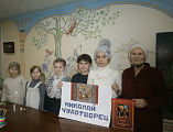 В воскресной школе «Держава» при храме Державной иконы Богородицы г. Донецка занятие, посвященное дню памяти святителя Николая Чудотворца