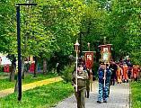 Пасхальный крестный ход в станице Боковской