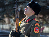Ко Дню защитника Отечества к мемориальному комплексу в городе Шахты возложены цветы