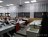 В лицее № 7 города Миллерово при участии иерея Симеона Есина прошел Елизаветинский урок