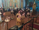 В храме святителя Алексия Московского ст. Бессергеневской состоялось соборное богослужение