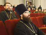 Руководитель епархиального отдела по взаимодействию с вооруженными силами и силовыми структурами иерей Александр Теличкин принял участие в секции Церковь и Армия, прошедшей в рамках Рождественских чтений