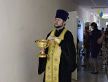 Благочинный приходов Кашарского округа иерей Георгий Грошев совершил освящение Социально-реабилитационного отделения с. Первомайское