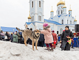 В прощеное воскресенье на Соборной площади города Шахты состоялись народные гуляния, посвященные Масленице «Гуляет русская душа»