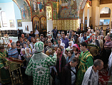 В День Святого Духа В Покровском кафедральном соборе г. Шахты состоялось праздничное богослужение архиерейским чином