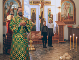 Накануне дня памяти благоверного святого великого князя Александра Невского Преосвященнейший епископ Симон совершил всенощное бдение в Александро-Невском храме г. Шахты