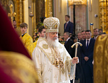 Преосвященнейший епископ Симон сослужил Предстоятелю Русской Церкви за освящением кафедрального собора Рождества Пресвятой Богородицы г. Ростова-на-Дону