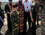 В Октябрьском районе открыли памятник подвигу танкистов Великой Отечественной войны