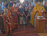 В поселке Майском отслужен молебен на начало учебного года