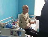 Священник посетил пациентов хосписа в хуторе Красный