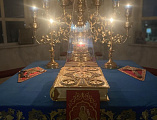 Первое богослужение в новом году в стенах Державного храма города Донецка